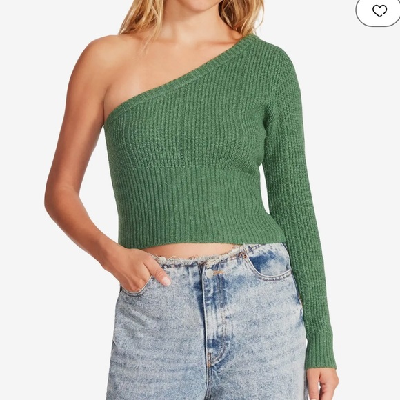 Steve Madden One Shoulder Sweater - Picture 1 of 7